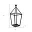 Porte-bougie de table 24 po