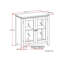 Brodus 2 - Door Rectangle Accent Cabinet-2139929690
