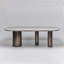 Becket Oval Solid Oak Dining Table-1363895024