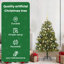 Artificial Hinged Christmas Tree with Cones-334923949-334923944
