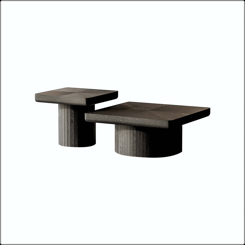 Ensemble de tables basses Modern Modern, Black