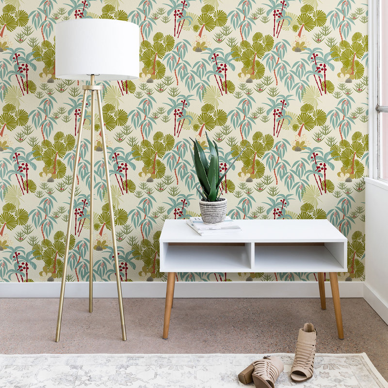 Carreau floral Louvine Peel & Stick, L 96 po x l 24 po