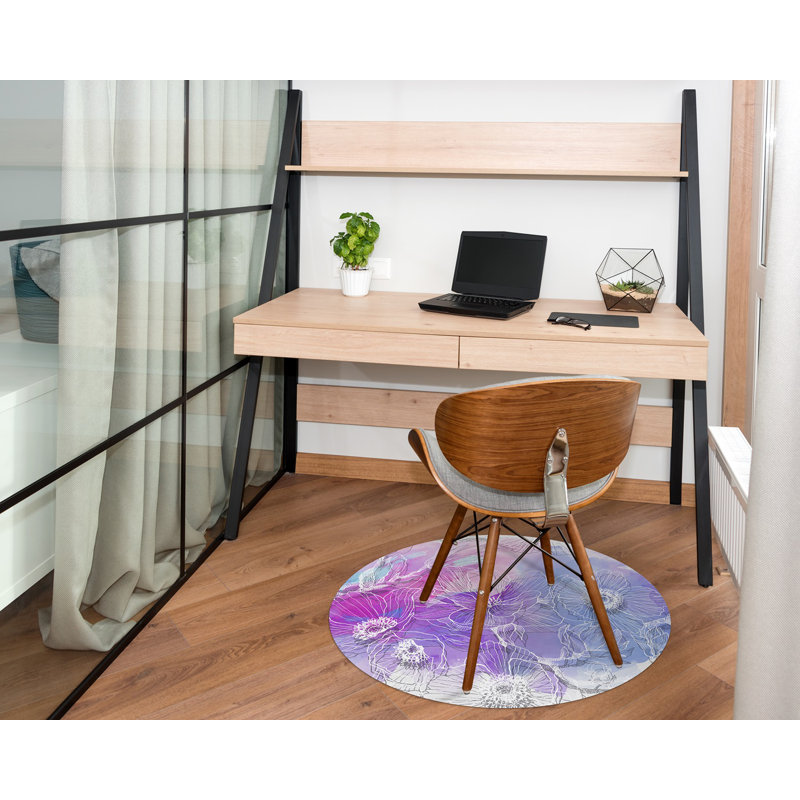Petronia Hard Floor Straight Round Chair Mat