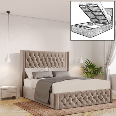 Barrientez Upholstered Ottoman Storage Bed
