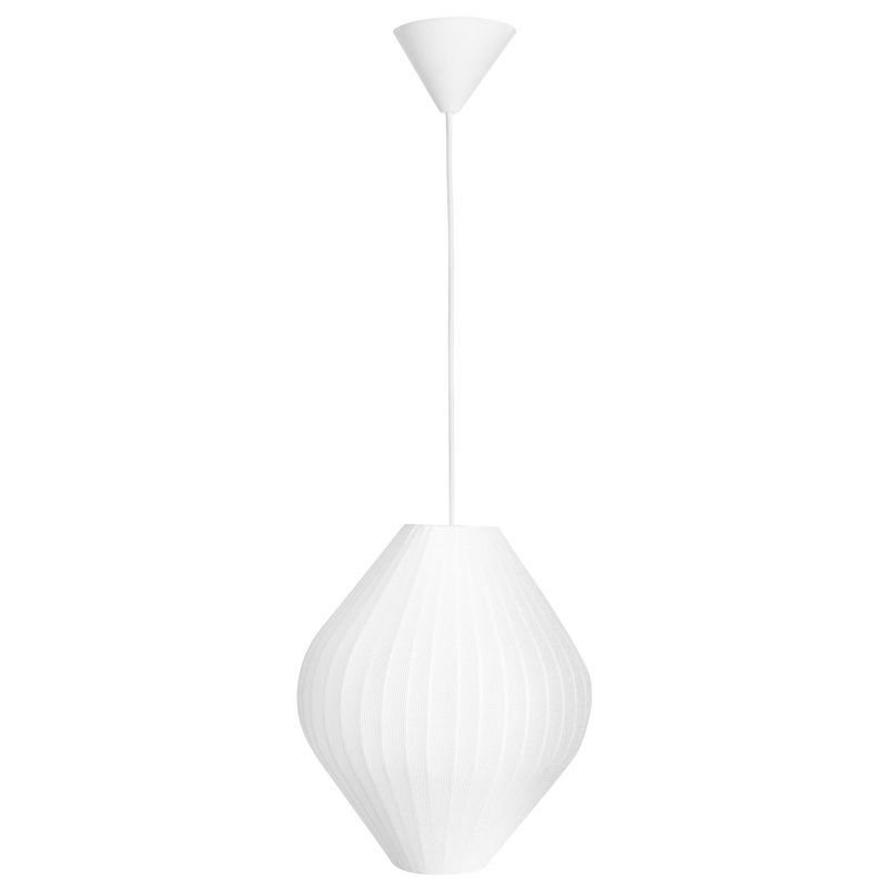 1 - Light Natural Simple Pendant, White, 60 W