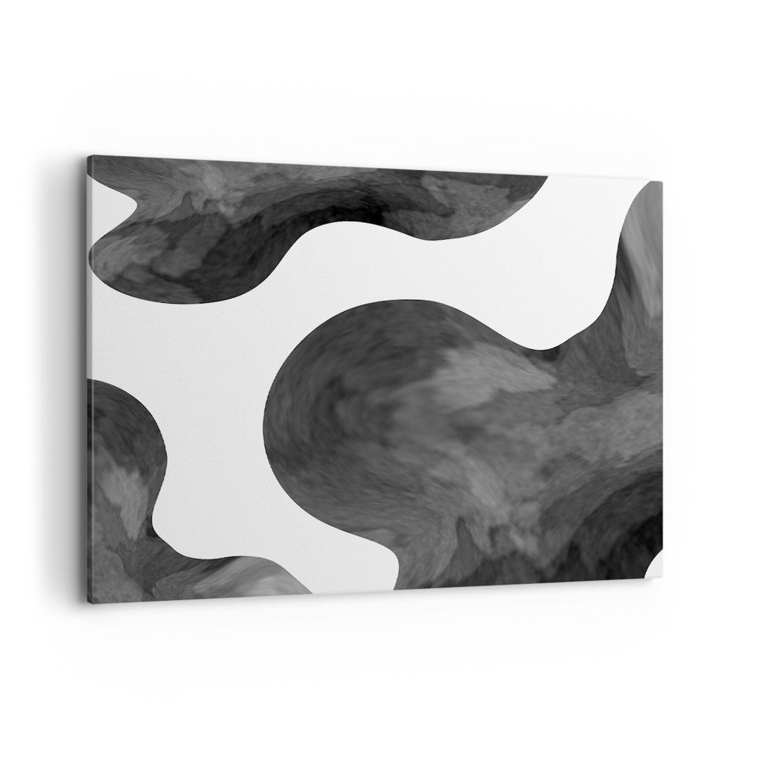 Gerahmtes Leinwandbild Abstraction Shape Figure