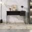 Petit bureau d'ordinateur avec bureau à tiroirs pour petits espaces, bureau d'écriture pour bureau de 39,4 pouces, bureau d'ordinateur de style moderne simple pour chambre à coucher-2057018418