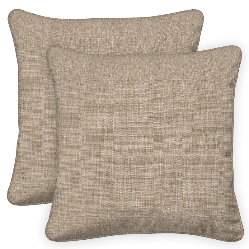 Coussin texturé texturé, Blé, L 17 po x L 17 po