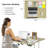 Linco Adjustable Metal Base Standing Desk-453164100