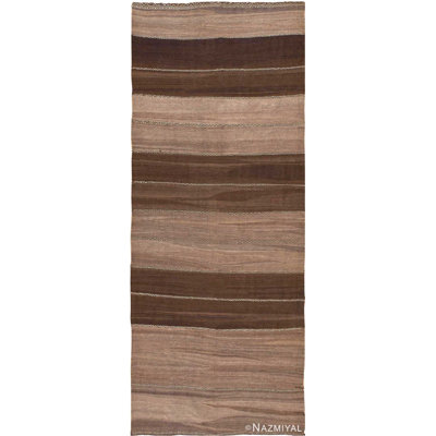 Moroccan One-of-a-Kind Runner 4'2" X 10'1" Flatweave Area Rug