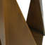 Table de salle à manger blanche 53 po ronde avec plateau en pierre frittée sans rayonnement et base en fer, pour 6 personnes