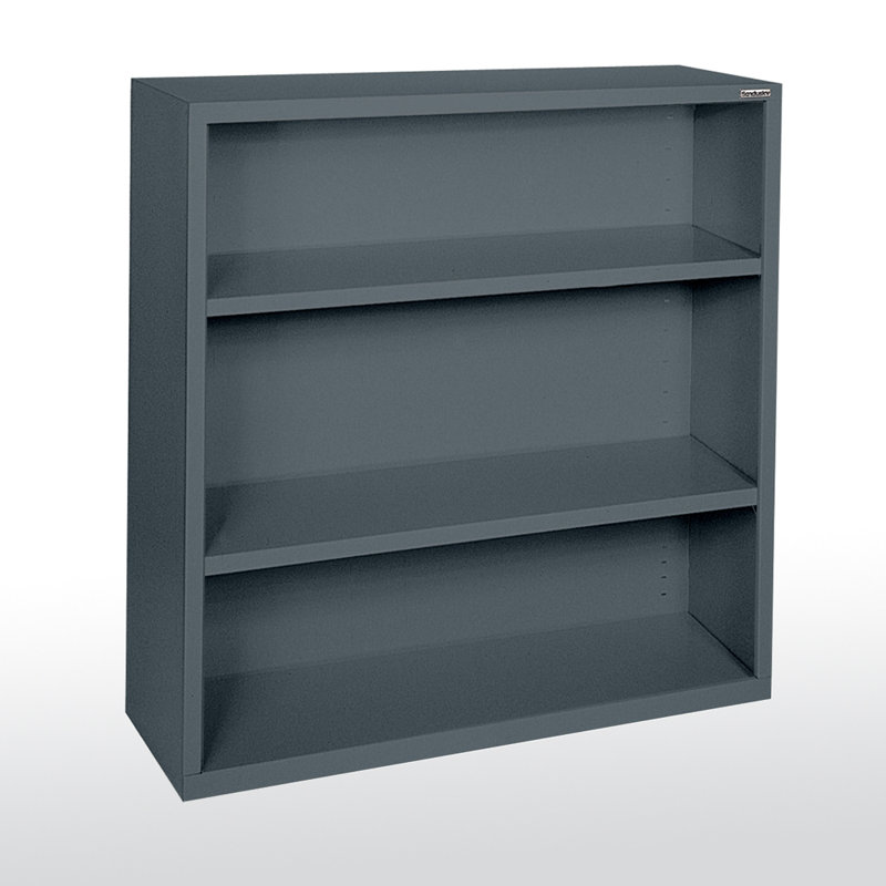 Bookcase, Charcoal, 42" H x 46" W x 18" D