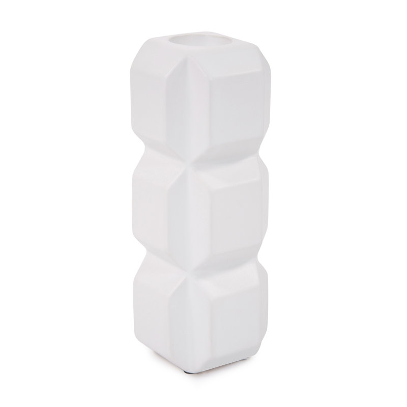 Double porte-bougie cubique, H 9,25 po x l 3,75 po x P 3,75 po