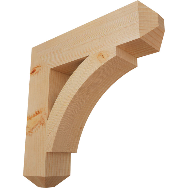 Support l 3 1/2 po x P 18 po x H 18 po Thorton Craftsman, Douglas (lisse), H 18 po x l 4 po x P 18 po