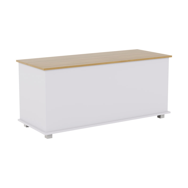 Beacsfield Storage Bench, Cream/White