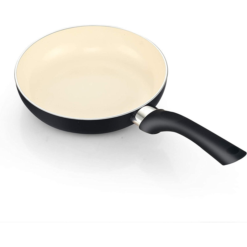 Black 10-Piece Nonstick Ceramic Coating Aluminum Cookware Set