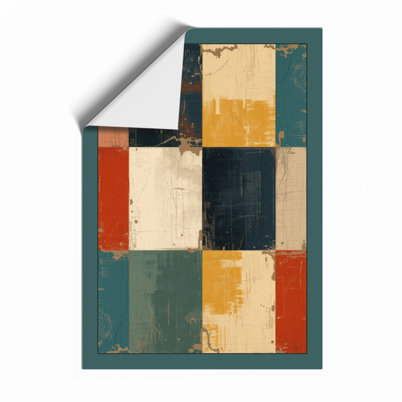 Weathered Panels Industrial - Framed Print, A3 - 42.0 x 29.7 cm, Unframed