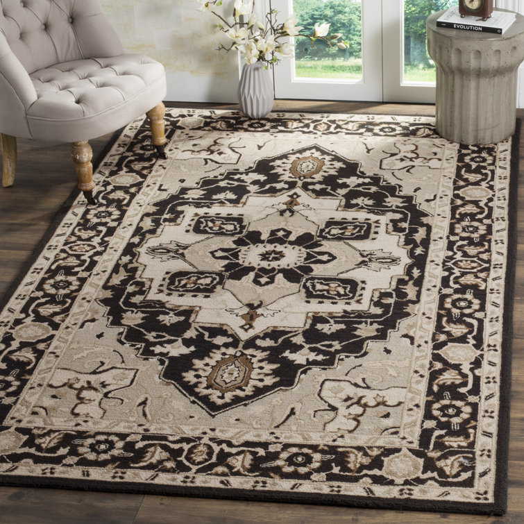 Tala Hand Hooked Wool Pile Oriental Rug
