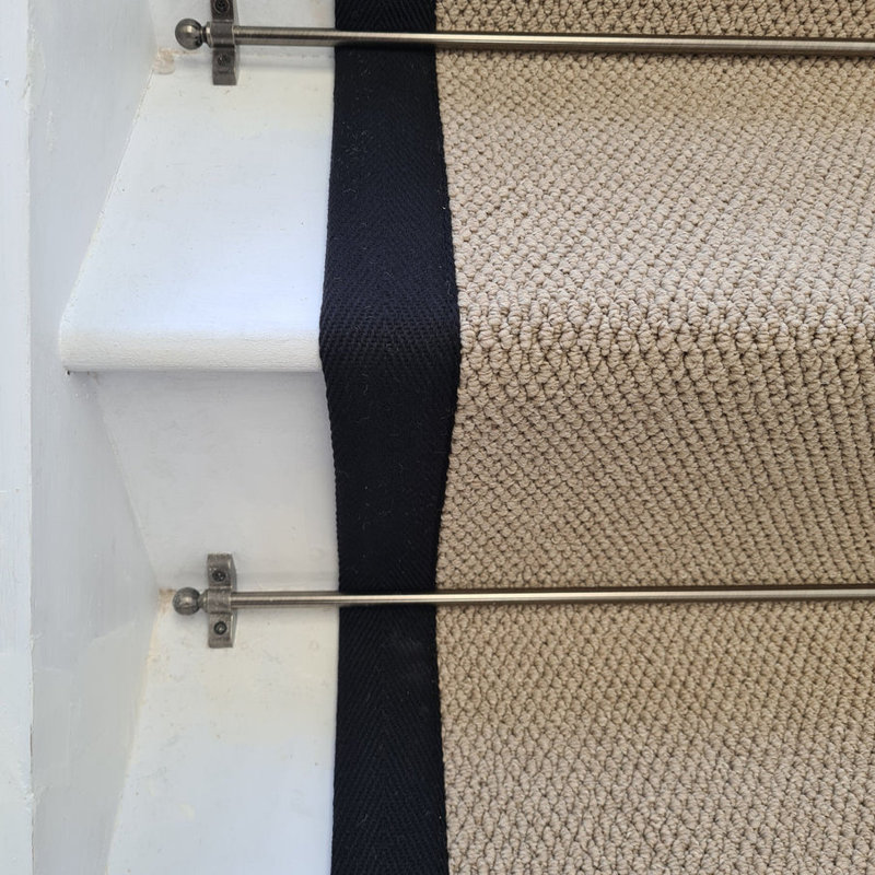 Runner Solid Colour Looped / Hooked Area Rug, Runner 55 x 700 cm