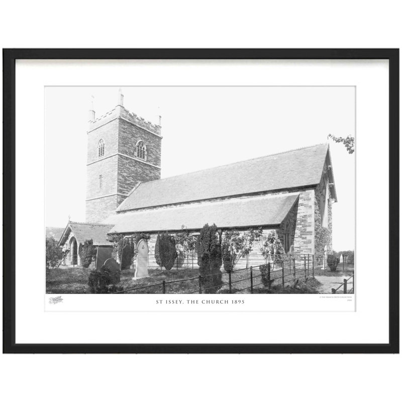 St Issey, The Church 1895 by Francis Frith - Single Picture Frame Print, 45cm H x 60cm W x 2.3cm D