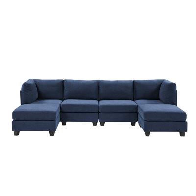 Polyester Upholstered Modular Sectional