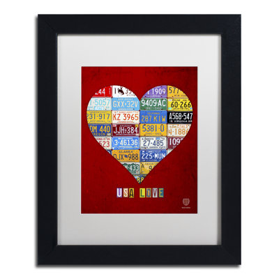«Heart» par Turnpike, impression encadrée
