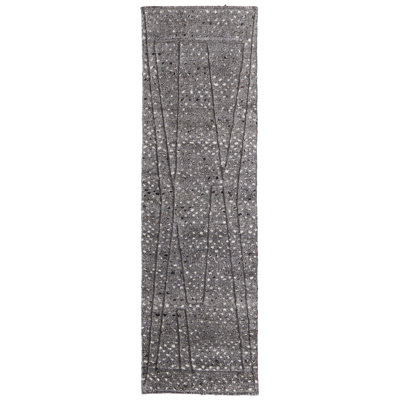 Dering Modern Polka Dots, Gray/Tan/Taupe Area Rug
