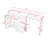 Rolling Kitchen Island Cart with Extendable Table, 3 Drawers, Storage Cabinet and Power Outlet-785041258