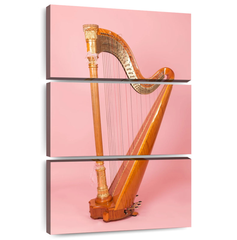 Abarca Harp, 65" H x 42" W