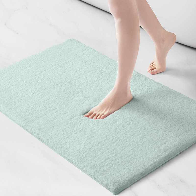 Tapis pour salle de bain Marshmallow, Rectangle - 40 po L x 24 po l, Écume de mer, écume de mer
