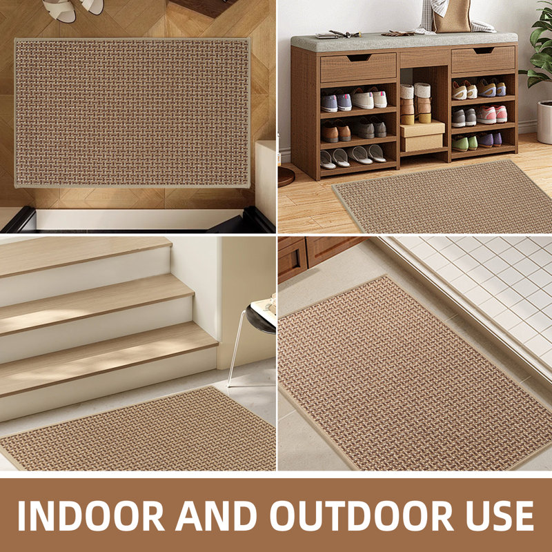 Tapis d'entrée antidérapant et lavable, 20 po x 31 po