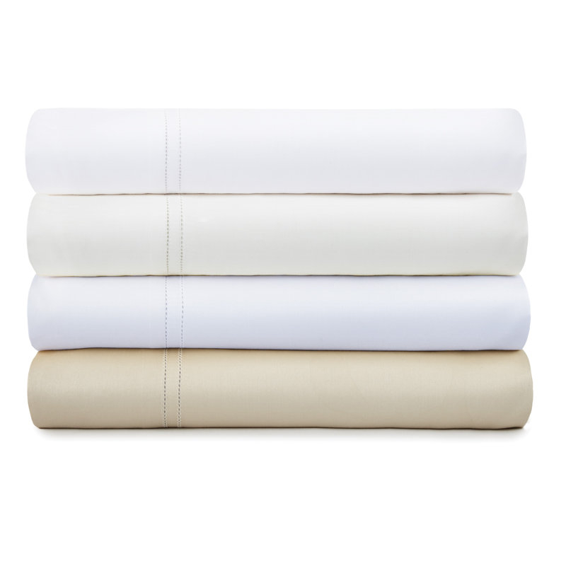 Virtuoso Sateen Pillowcases, King Pillowcase, Ivory