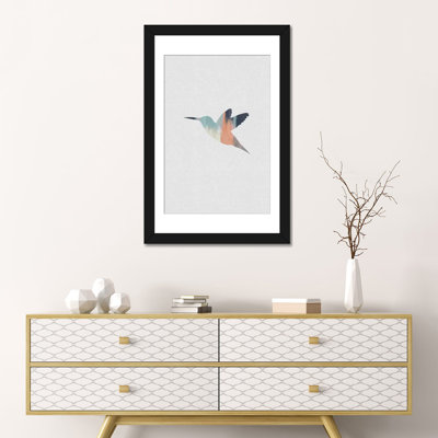 « pastel hummingbird », impression sur toile
