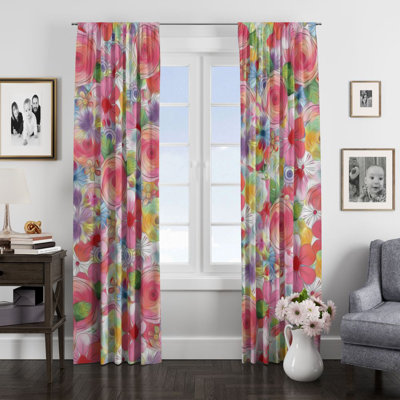 Semi Sheer Curtain Pair