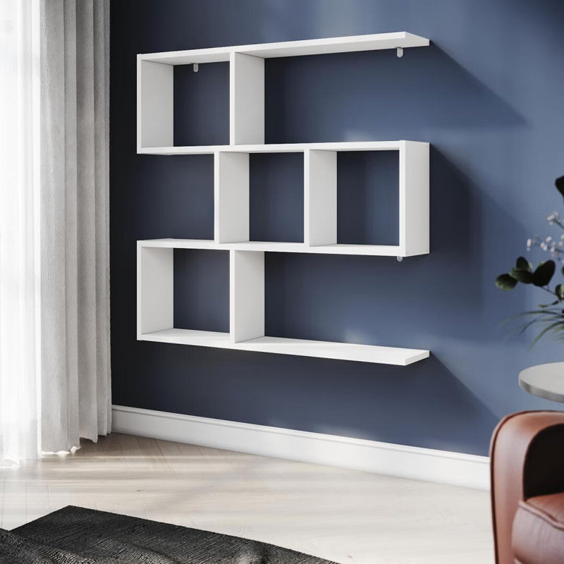80cm H x 81.5cm W Bookcase, White