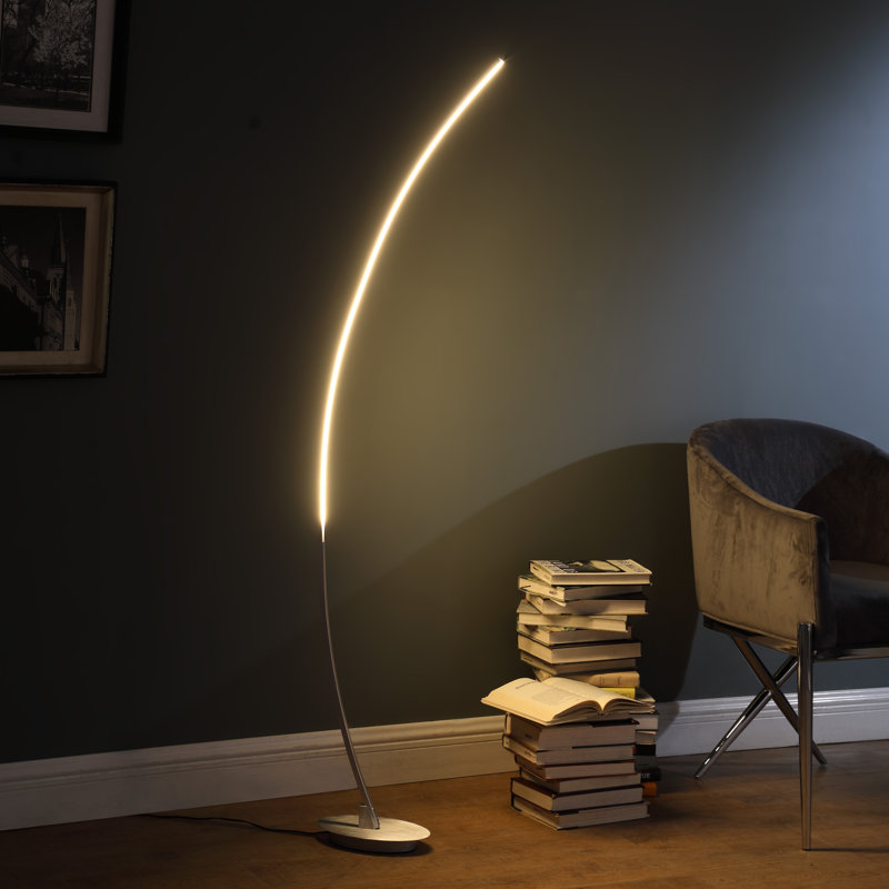 Lampe sur pied en arche 62" Hoddesd