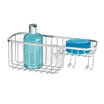 Zenna Home Satin Chrome Aluminum 1-Shelf Hanging Shower Caddy 10.25-in x  4.5-in x 3-in in the Bathtub & Shower Caddies department at