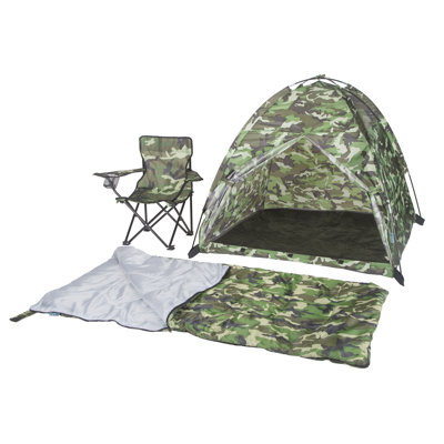 Tente de jeu 3 pièces Camo