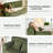 2-in-1 Corduroy Loveseat, Sleeper Sofa Bed