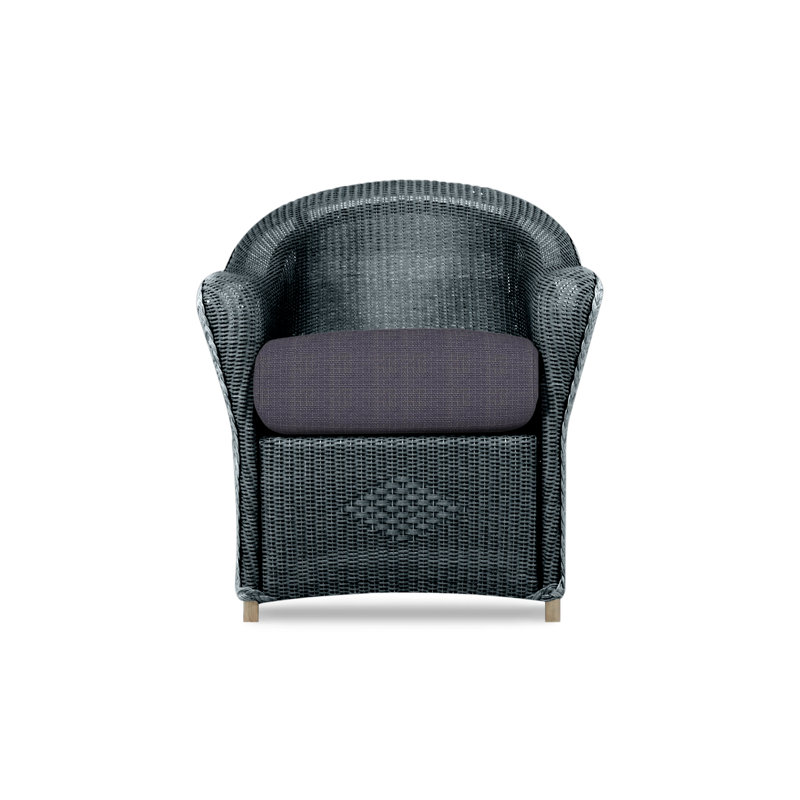 Reflections Outdoor Dining Armchair, Denim Blue, Beach Navy