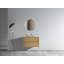 Meuble-lavabo flottant mural avec lavabo Lachlan
