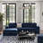 Vicenzo Boneless 110.5" LAF Compression Sofa-In-A-Box Sectional Sofa, Porcelain Chenille-104584421-104584422