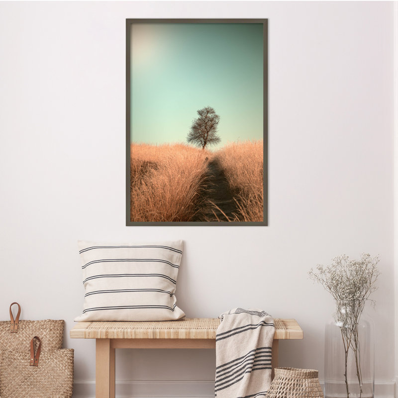 Grass And Path by Jaap Van Den, 28" W x 41" H, Gray