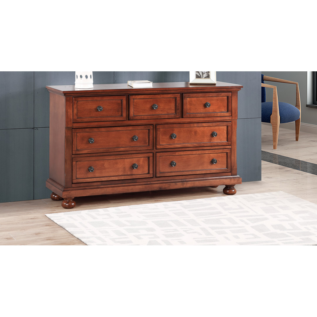 Tudor 60'' W 7 - Drawer Dresser Glory Furniture 