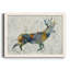 Cerf totem - Cadre photo, reproduction d'art sur toile-1675739326-1675739327