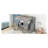 Twin-Over-Twin Bunk Bed With Changeable Table, Bunk Bed Turn Into Upper Bed And Down Desk-1953645765