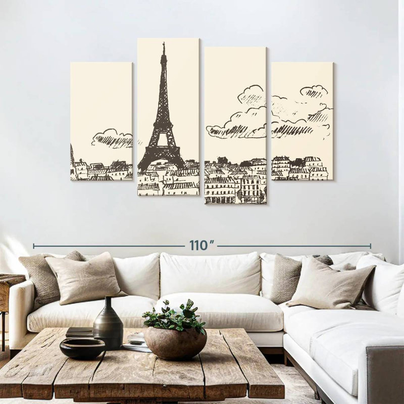 Croquis de Lynelle Paris, H 54 po x l 84 po