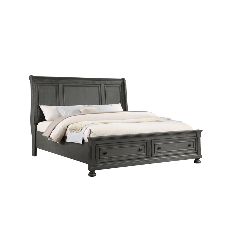 Abegail Platform Storage Bed, King