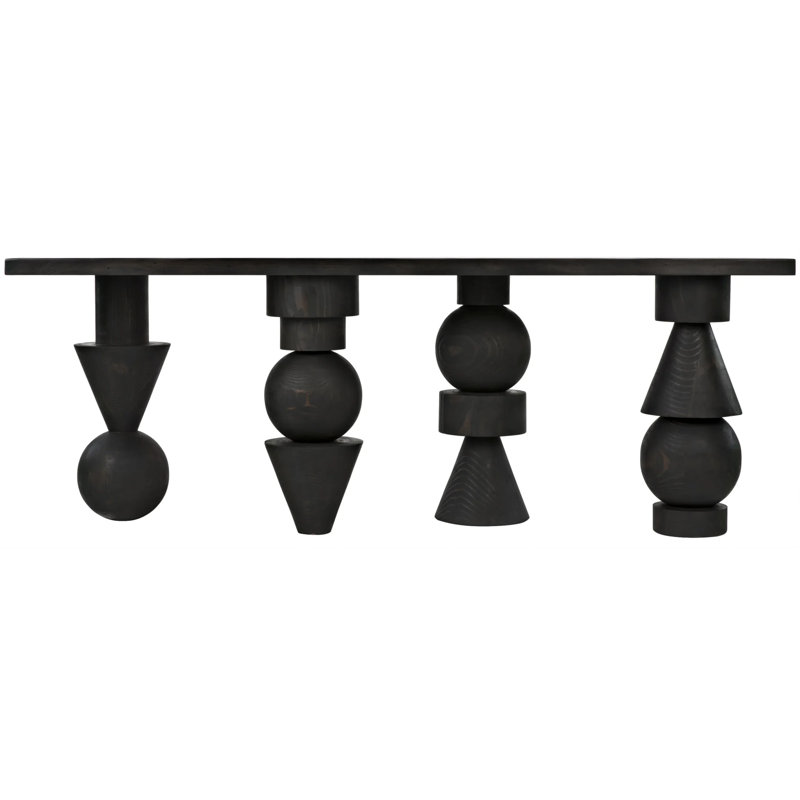 Moai 82'' W Solid Wood Console Table