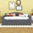 Full Size Upholstered Daybed with Storage Armrests, Trundle And Latest Bluetooth Audio System-97712321